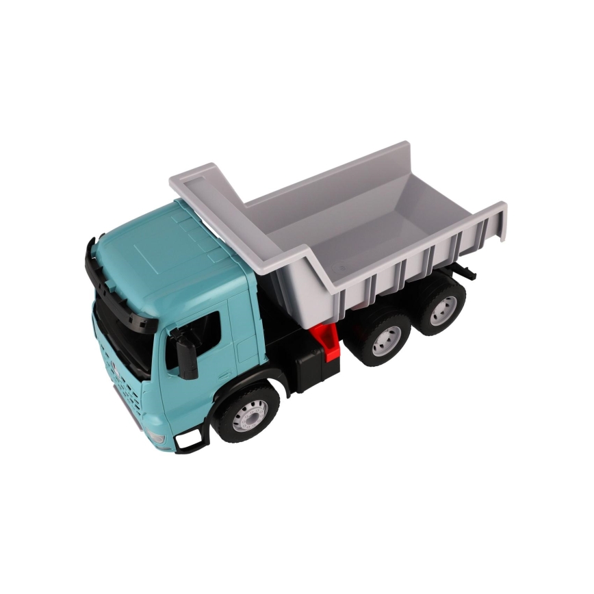 Sklápač Mercedes GIGA TRUCKS 65 cm, modro-šedý