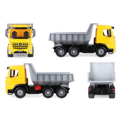 Sklápač Mercedes GIGA TRUCKS, 65 cm, žltá/šedá