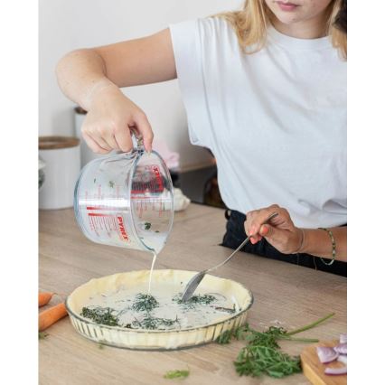 Sklenená odmerka PYREX 1 l