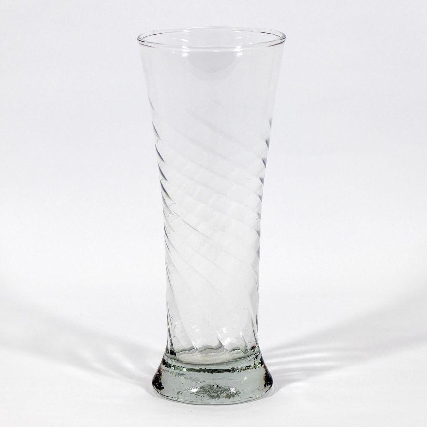 Sklenená váza 17 cm číra
