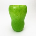 Sklenená váza 23 cm zelená