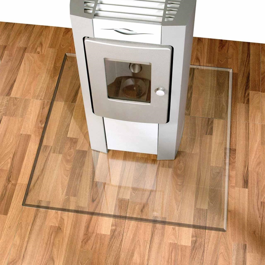 Sklo pod kachle 1000x1000x8 mm štvorec