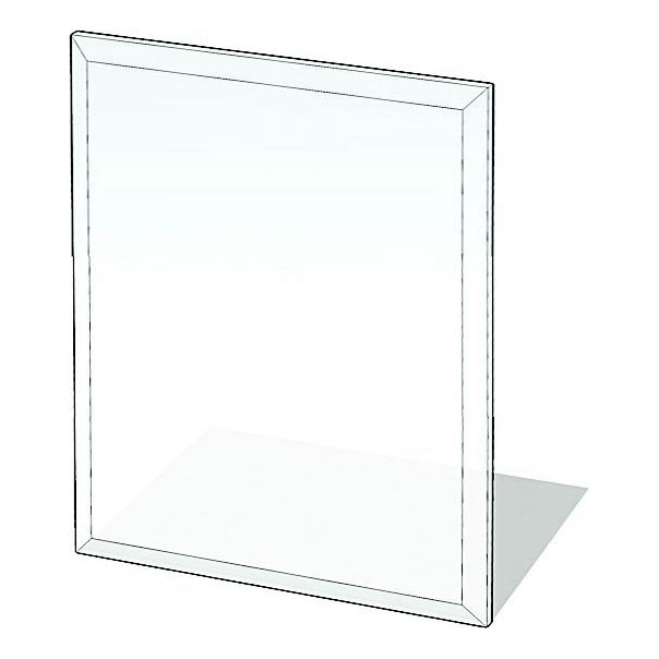 Sklo pod kachle 1200x1000x8 mm obdĺžnik