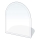 Sklo pod kachle 1200x1000x8 mm poloblúk