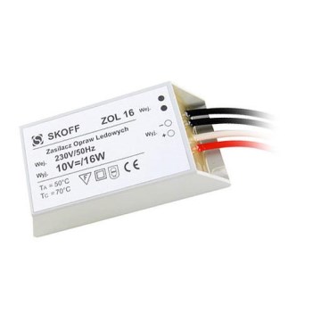 Skoff - Napájač LED svietidlá (TANGO, RUEDA) ZOL 16/10V-16W Skoff - Napájač LED svietidlá (TANGO, RUEDA) ZOL 16/10V-16W