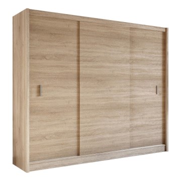 Skriňa na šaty s posuvnými dverami SAPHIRA 250x215 cm dub sonoma