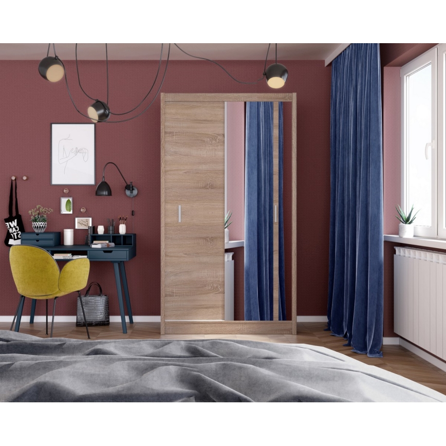 Skriňa na šaty SABRINA 120x215 cm dub sonoma