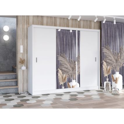 Skriňa na šaty SABRINA 250x215 cm biela