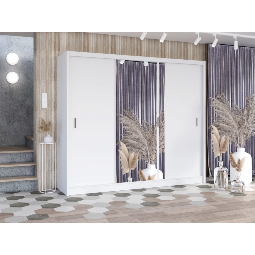 Skriňa na šaty SABRINA 250x215 cm biela