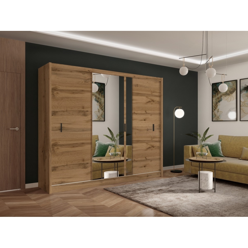 Skriňa na šaty SABRINA 250x215 cm dub woltan