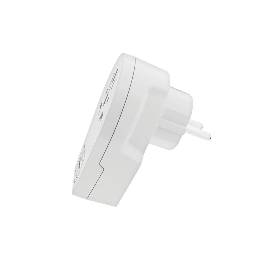 Cestovný adaptér Europe USB C20PD pre cudzincov v ČR, USB-C 20W typ E/F