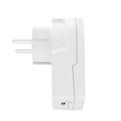 Cestovný adaptér Europe USB C20PD pre cudzincov v ČR, USB-C 20W typ E/F