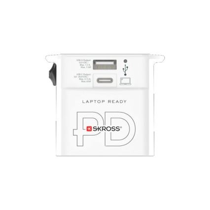 Cestovný adaptér MUV AC65PD s USB-A a USB-C, 65 W