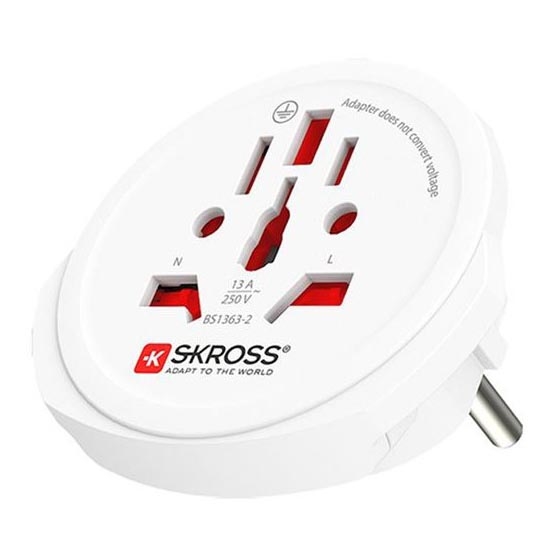 SKROSS - Univerzálny cestovný adaptér 230V