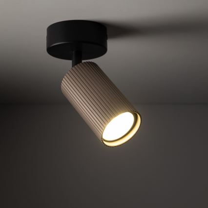 Smerno svetilo TUNE 1xGU10/10W/230V črna/rjava