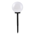 Solárna LED lampa SPHERE LED/1,2V 4000K IP44 200 mAh priemer 20 cm