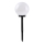 Solárna LED lampa SPHERE LED/1,2V 4000K IP44 200 mAh priemer 20 cm