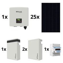 Solárna zostava: SOLAX Power - 10kWp JINKO + 10kW SOLAX menič 3f + 17,4 kWh batérie