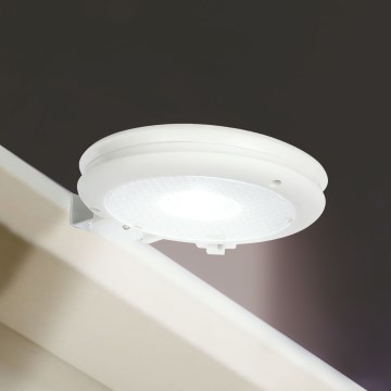 Solárne nástenné LED svietidlo LED/1,2V 1000 mAh IP44 biele