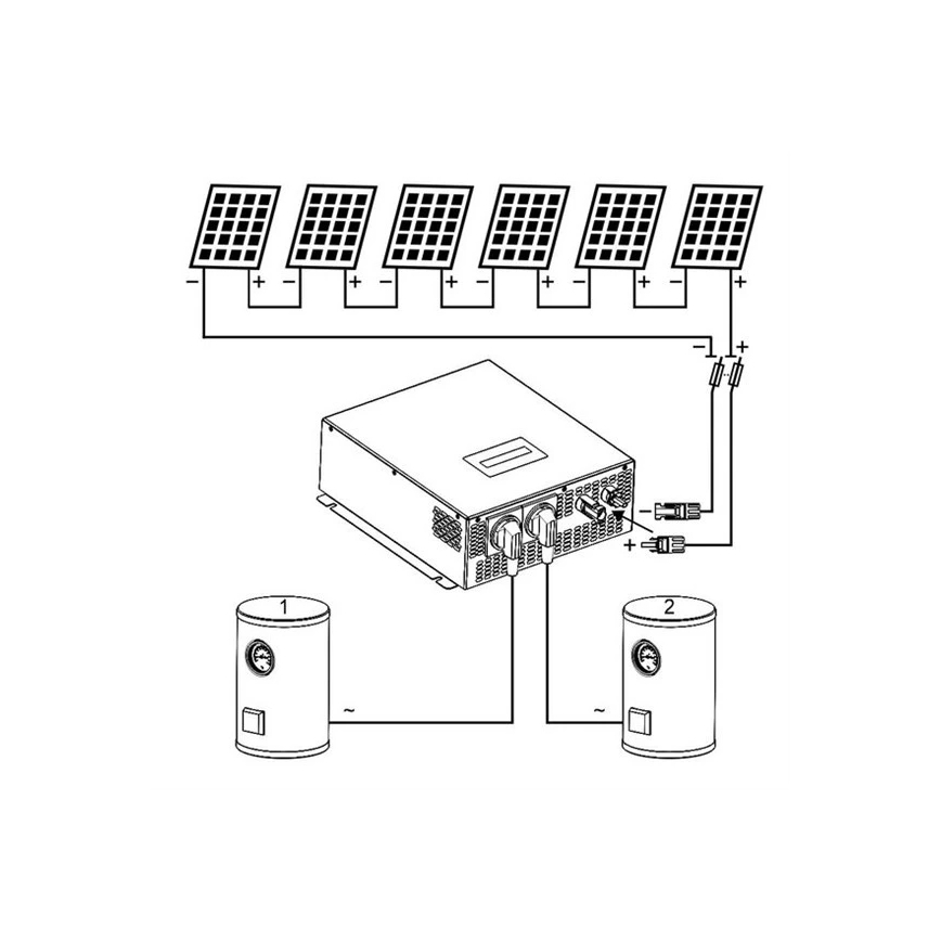 Solárny menič pre ohrievanie vody ECO Solar Boost MPPT-3000 3,5kW PRO