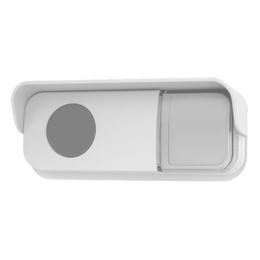 Bezdrôtový zvonček do zásuvky 230V/1xCR2032 IP56 biela