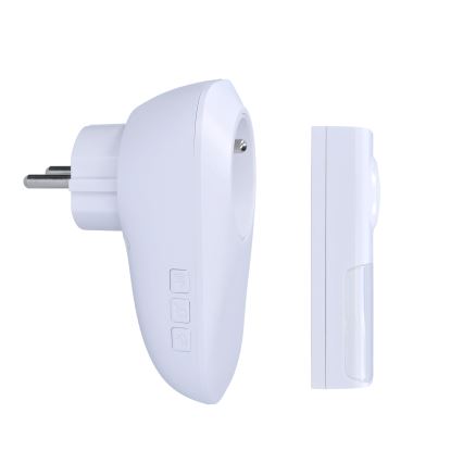 Bezdrôtový zvonček do zásuvky 230V/1xLR23A IP55