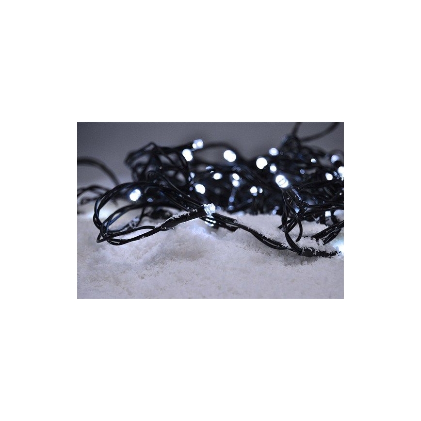 Vianočná reťaz vonkajšia 35m 300xLED/230V biela