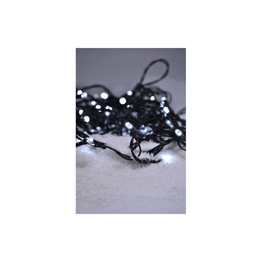 Vianočná reťaz vonkajšia 35m 300xLED/230V biela