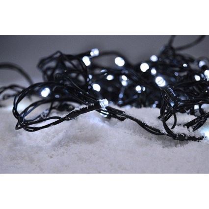 Vianočná reťaz vonkajšia 15m 200xLED/230V biela