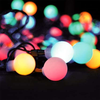 LED RGB Stmievateľná vianočná reťaz vonkajšia 20m 200xLED/230V + diaľkové ovládanie IP44