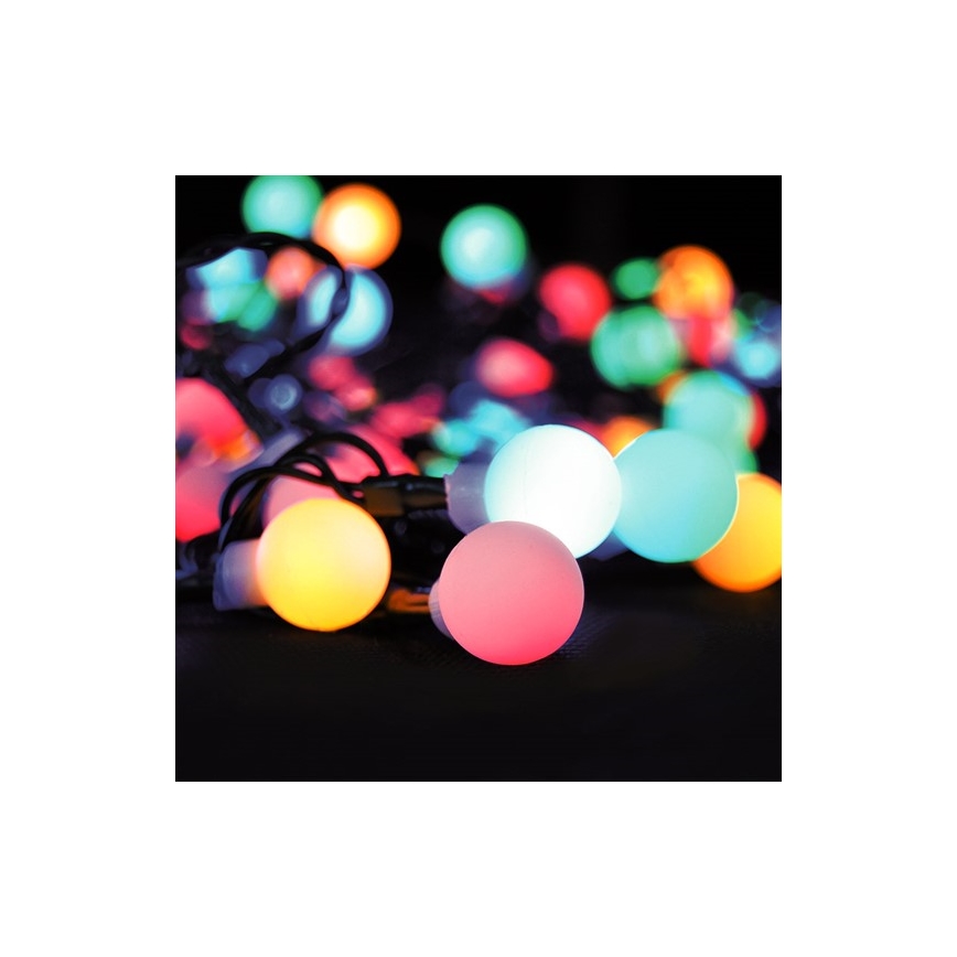 LED RGB Stmievateľná vianočná reťaz vonkajšia 20m 200xLED/230V + diaľkové ovládanie IP44
