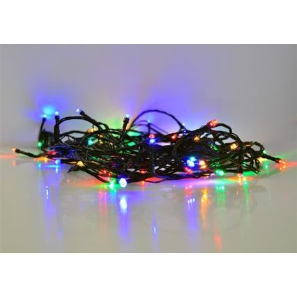 LED Vonkajšia reťaz 100xLED/8 funkcií IP44 13m viacfarebná