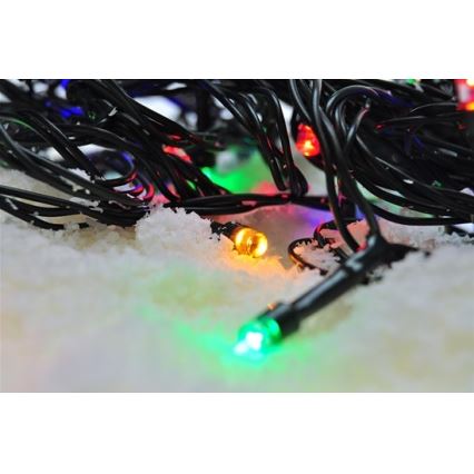 LED Vonkajšia reťaz 100xLED/8 funkcií IP44 13m viacfarebná