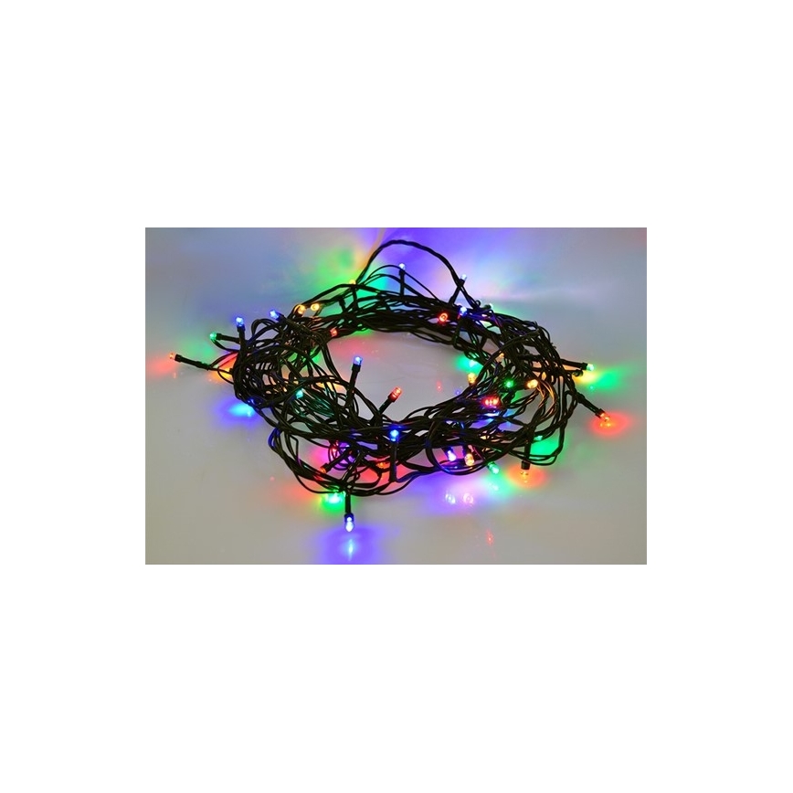 LED Vonkajšia vianočná reťaz 100xLED/8 funkcií IP44 13m multicolor
