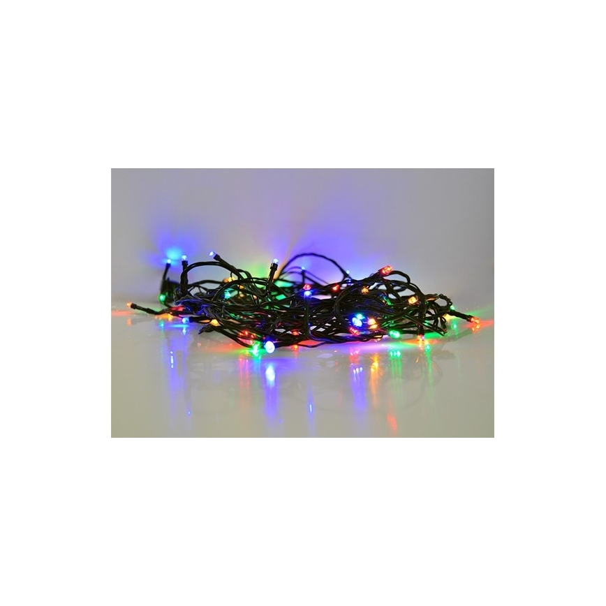 LED Vonkajšia vianočná reťaz 100xLED/8 funkcií IP44 13m multicolor