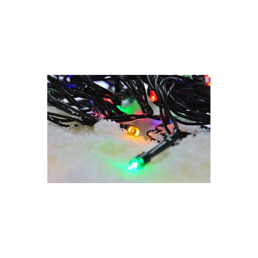 LED Vonkajšia vianočná reťaz 100xLED/8 funkcií IP44 13m multicolor