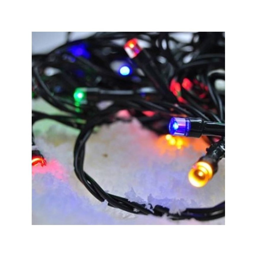 LED Vonkajšia vianočná reťaz 50xLED/8 funkcií 8m IP44 multicolor