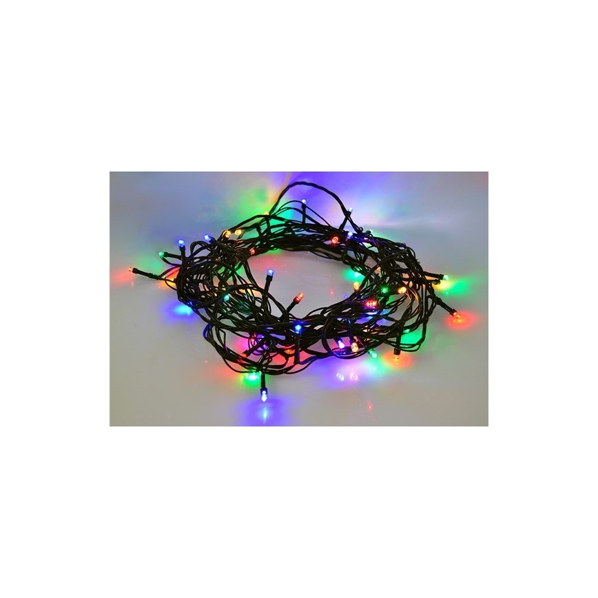 LED Vonkajšia vianočná reťaz 50xLED/8 funkcií 8m IP44 multicolor