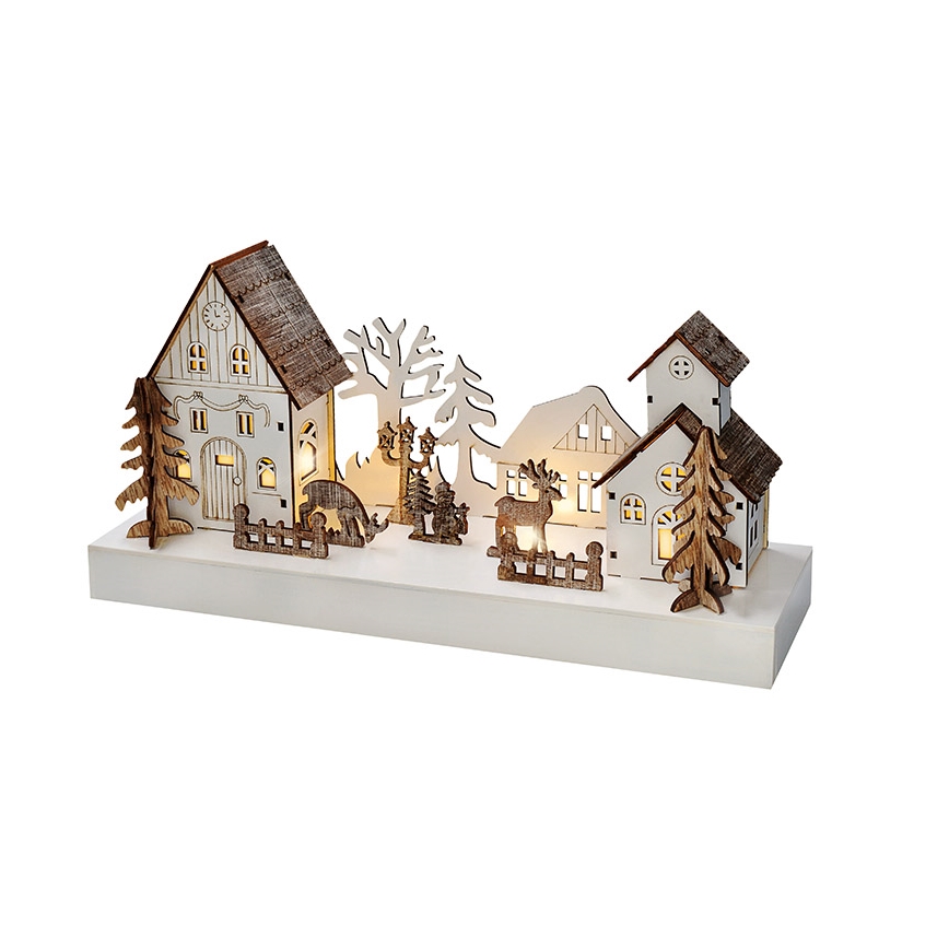 LED Vianočná dekorácia LED/2xAA teplá biela