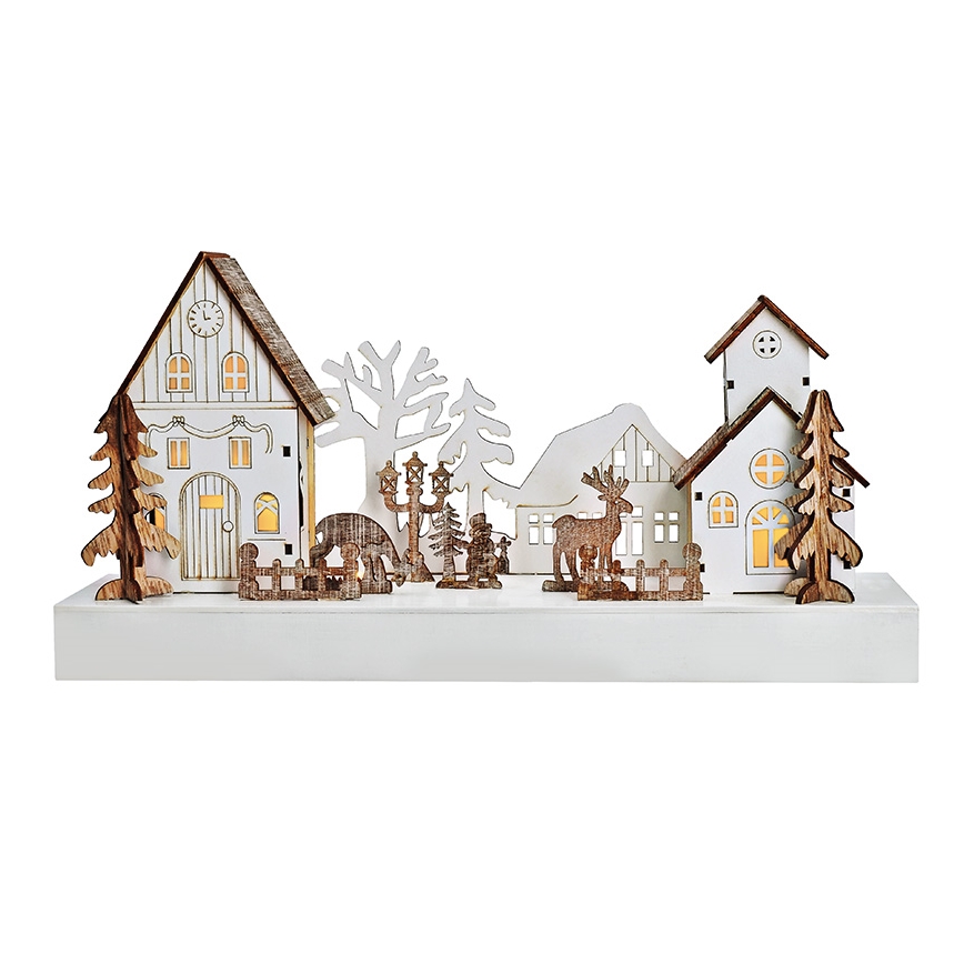 LED Vianočná dekorácia LED/2xAA teplá biela