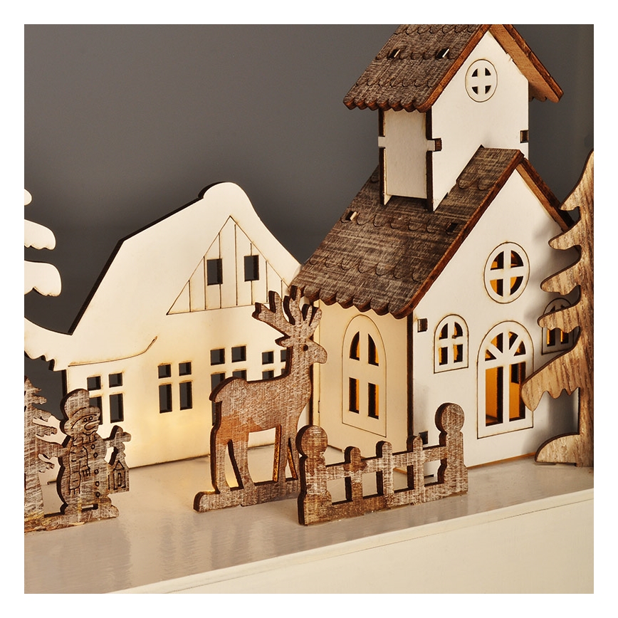 LED Vianočná dekorácia LED/2xAA teplá biela