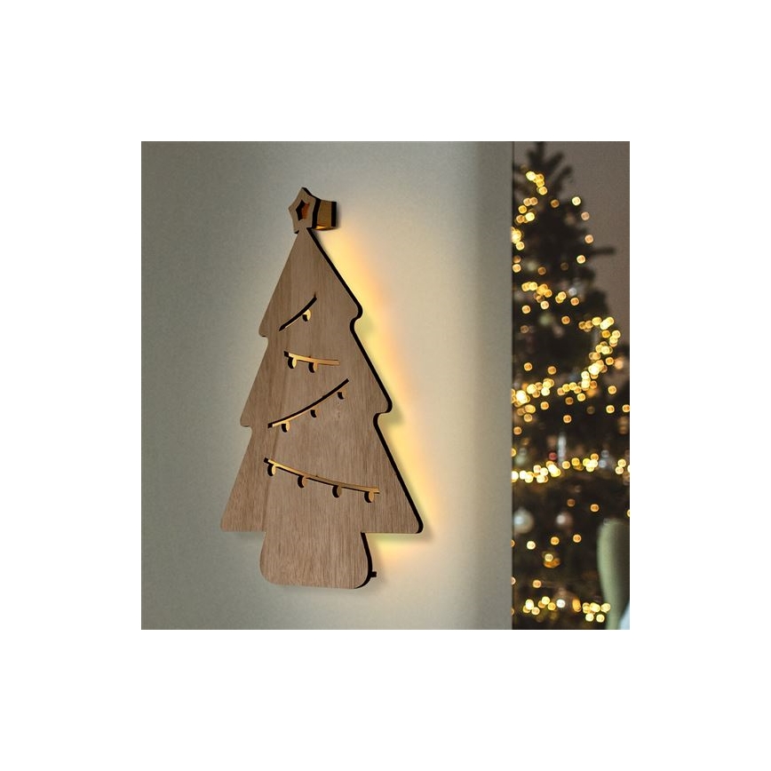 LED Vianočná dekorácia LED/2xAA stromček
