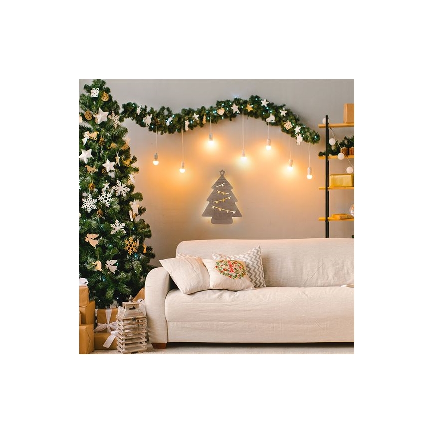 LED Vianočná dekorácia LED/2xAA stromček