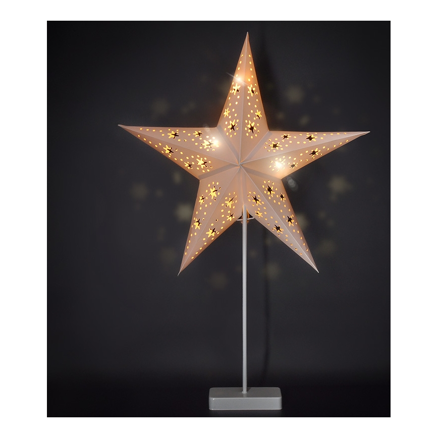 LED Vianočná dekorácia LED/3xAA hviezda