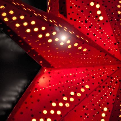 LED Vianočná dekorácia LED/2xAA 60 cm hviezda