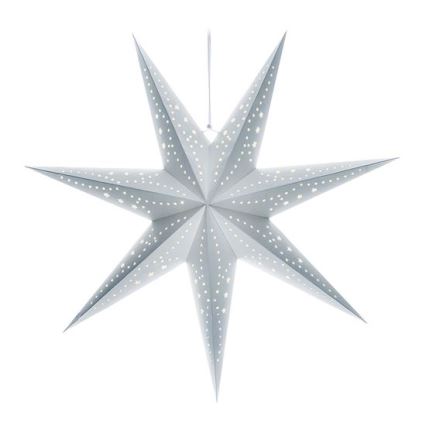 LED vianočná dekorácia 20xLED/2xAA teplá biela strieborná hviezda