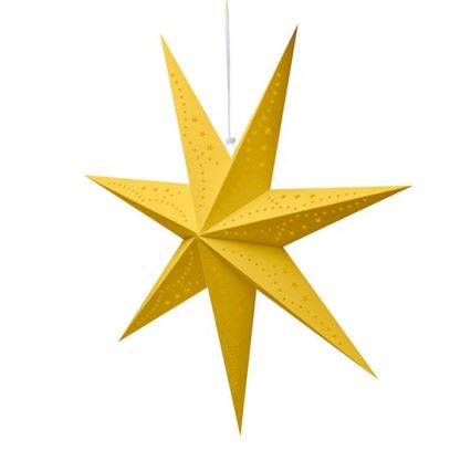 LED vianočná dekorácia 20xLED/2xAA 60 cm teplá biela zlatá hviezda