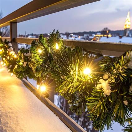LED vonkajšia vianočná dekorácia GIRLANDA 112xLED/3,6W/230V 700 cm IP44