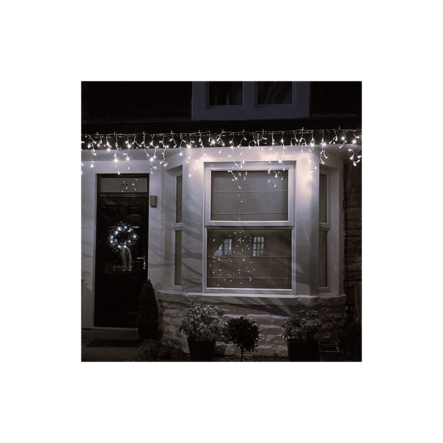 LED vonkajší svetelný záves 120xLED/230V 3 m IP44