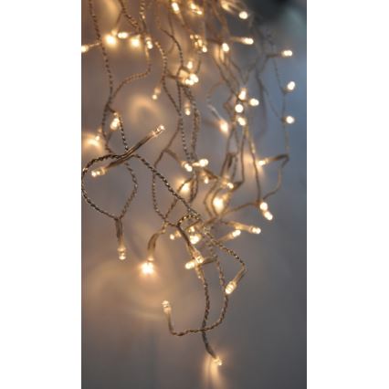 LED Vonkajší vianočný svetelný záves 120xLED/230V 3 m IP44